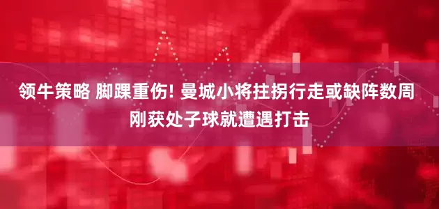 领牛策略 脚踝重伤! 曼城小将拄拐行走或缺阵数周 刚获处子球就遭遇打击