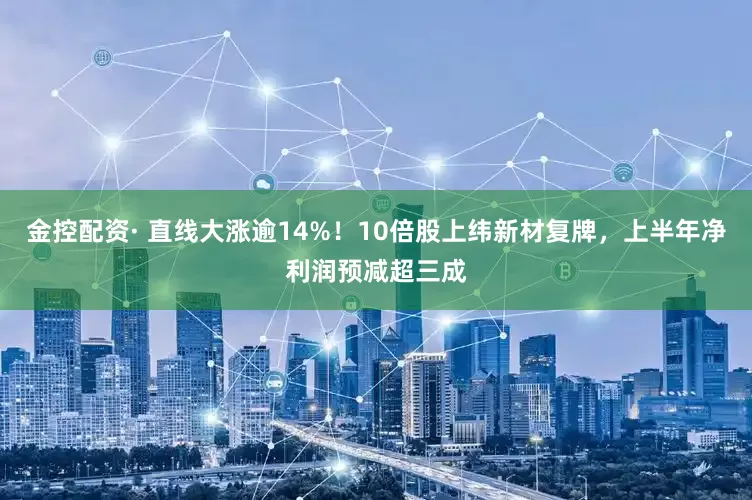 金控配资· 直线大涨逾14%！10倍股上纬新材复牌，上半年净利润预减超三成